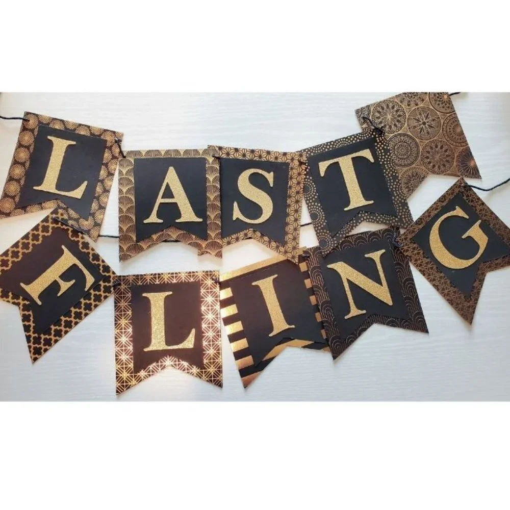 Last Fling | Bachelorette Party Decorations | Bachelorette Party Banner